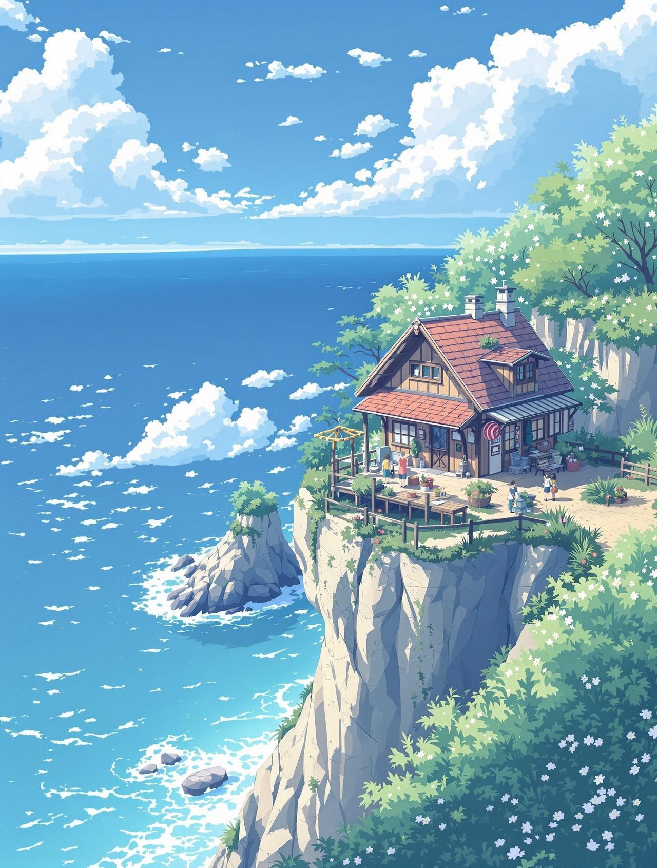 短剧在线 海边的杂货店 - 海风治愈诗集,自然风光治愈短剧推荐
